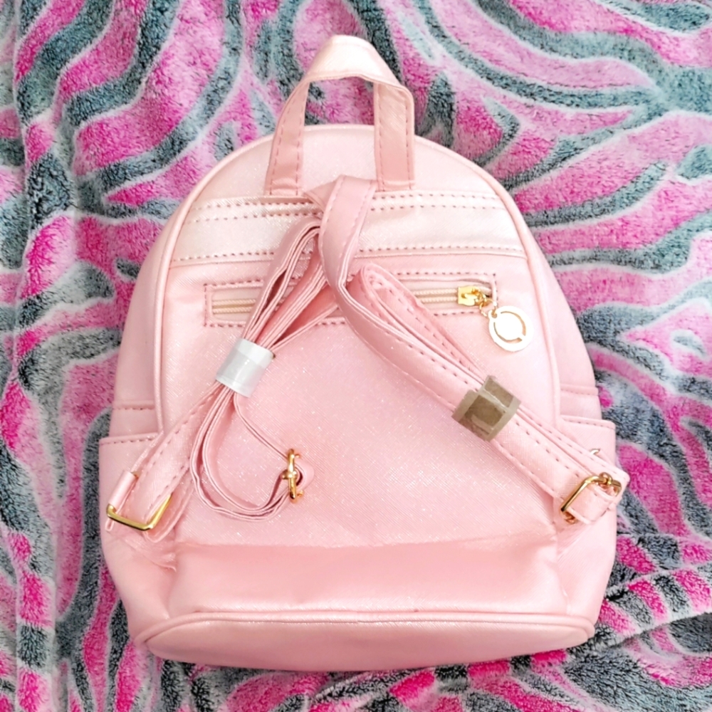 Pink Mini Backpack Purse - Picture 2 of 2